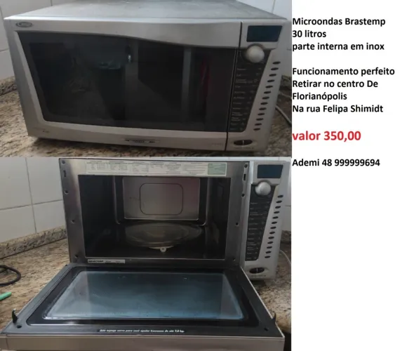 Forno de Microondas 30L BRASTEMP.