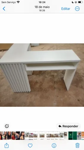 Vende-se mesinha em L