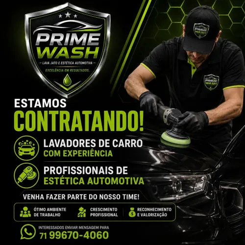 Lavadores e Profissionais de Estética Automotiva