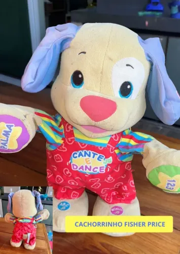 Cachorro Cante e Dance Fisher-Price - Usado