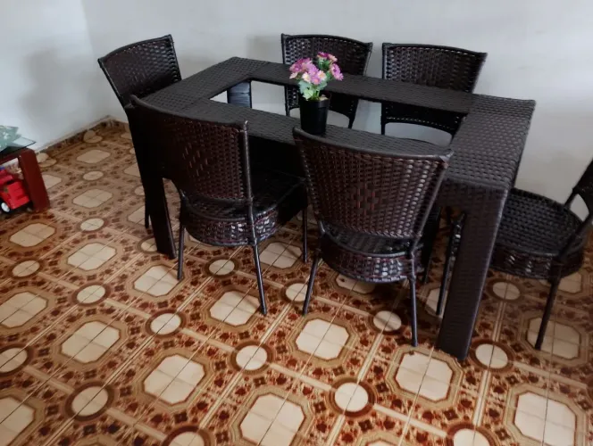 Jogo de mesa de jantar