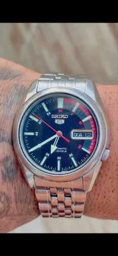 Relógio Seiko Seiko 5 SNK375B1 ?Speed Racer? Automático Original