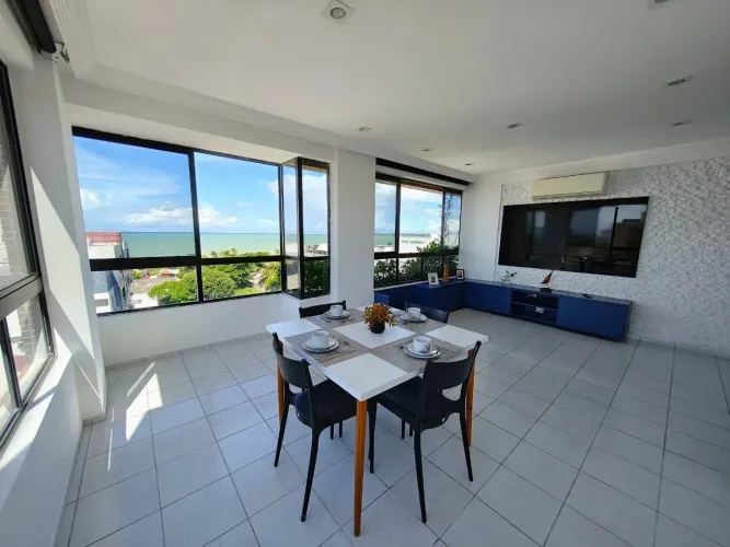 Apartamento 3 quartos vista mar no Cabo Branco