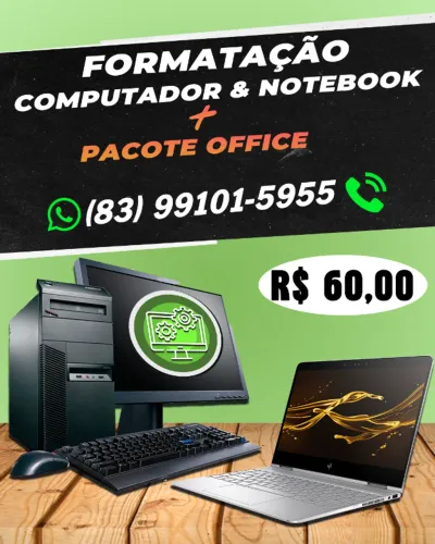 Formatação Notebook e Computador