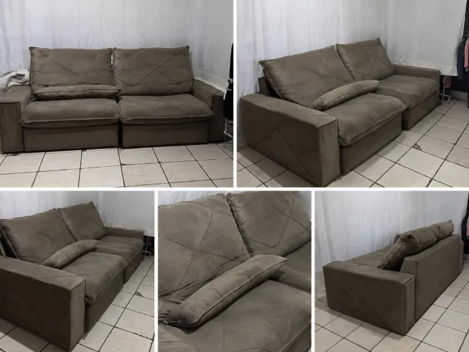 Vendo sofá retrátil 2.90 de comprimento 1.30 de largura