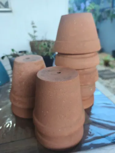 9 Vasos de cerâmica/barro