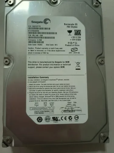 HD Seagate 750GB