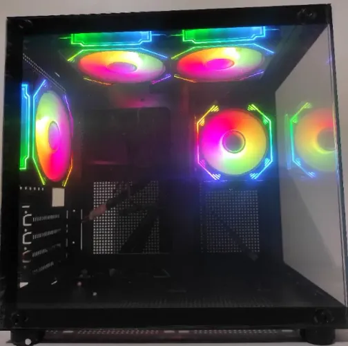 Gabinete Gamer Aquário 4 Fans ARGB (NOVO)