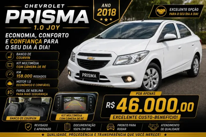 Chevrolet Prisma Sed. Joy/ LS 1.0 8V Flexpower 4P 2018
