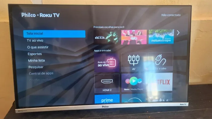 Televisão Smart philco roku 32"