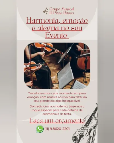 Músicos para Eventos / Festas
