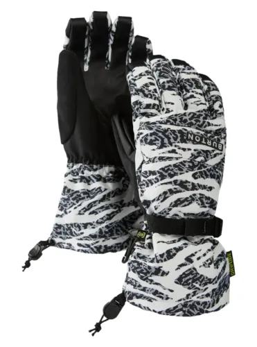 Luva de Neve/Ski/Snowboard Burton Profile Feminina DRYRIDE Zebra Camo Tam. P