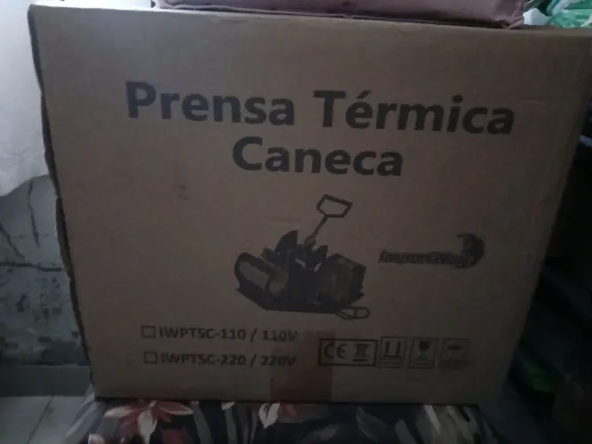 Prensa termica canecas