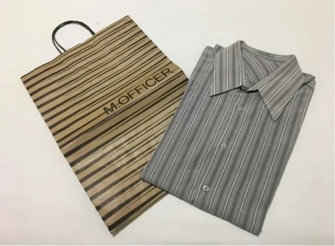 Camisa Casual M.officer Tamanho 2 Listada Bom Estado