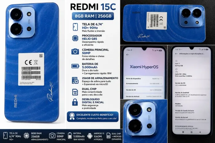 Vendo Celular Xiaomi 15C 256gb de Barbada!!!!