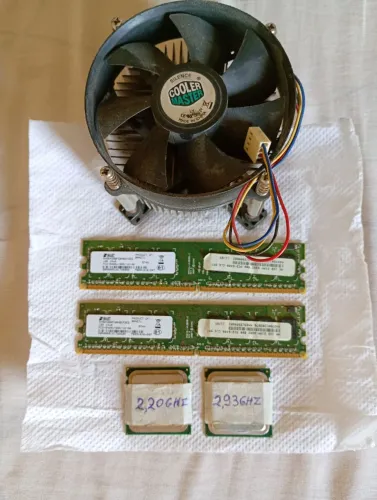 Kit processador e memórias DDR2 