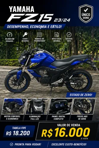 FZ 15 Yamaha 23/24