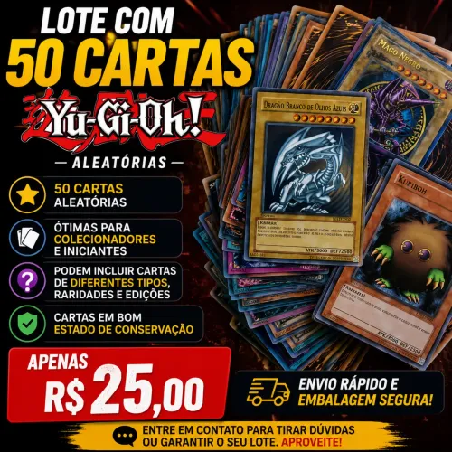 50 cartas de Ygo original aleatória