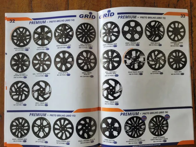 Calotas Grid esportivas, A PARTIR DE R$