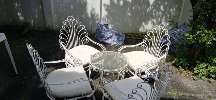 Conjunto de cadeiras de jardim