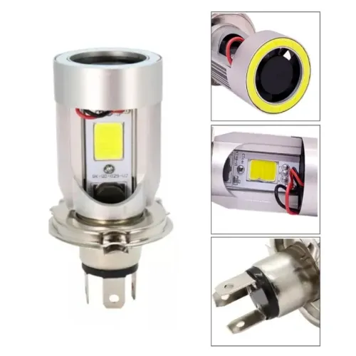 Lâmpada Farol Led H4 Super Branca