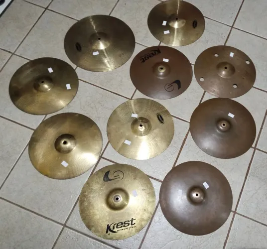 Pratos para bateria 