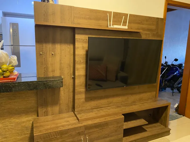 Painel com rack