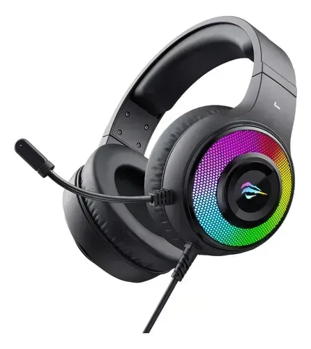 Headset Gamer HAVIT H2042D, RGB, Driver 50mm, USB e P2