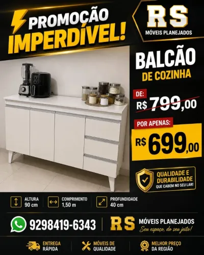 Balcão de cozinha