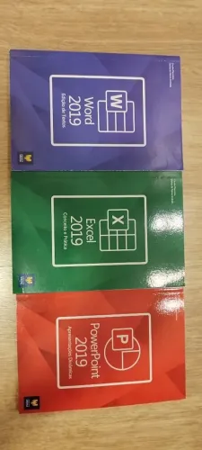 Livros Word, Excel e Power Point 2019 Novos 