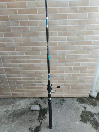 Vara e molinete pesca
