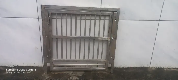 Grade para medidor de água e energia toda em aço inox