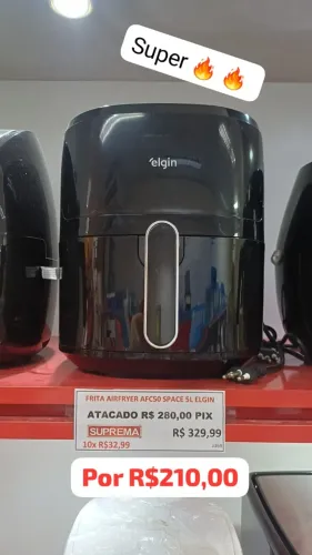 AIRFRYER SPACE 5Litros ELGIN AFC50 lacrado com nota fiscal