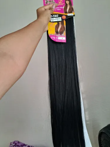 Aplique de cabelo tic tac 100% fibra orgânica