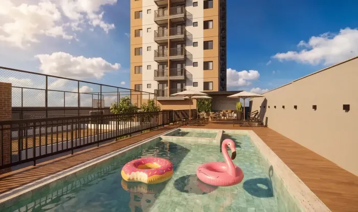 Apartamento à Venda na Vila Assunção Santo André | 47m² | 2 Dormitórios | Condomínio Club