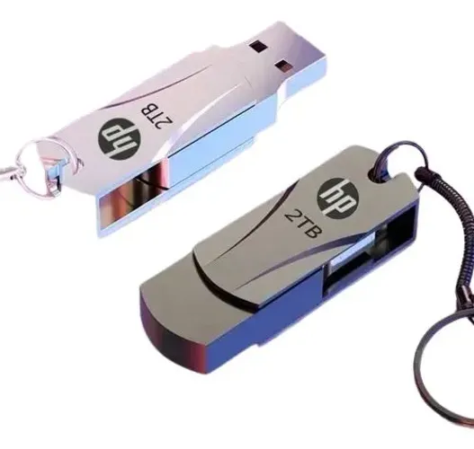 Pendrive 2TB HP clássico (Prata) Frete grátis