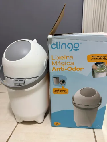 Lixeira Mágica ANTI- ODOR para fraldas 10 litros