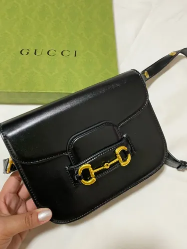 Bolsa preta Gucci NOVA