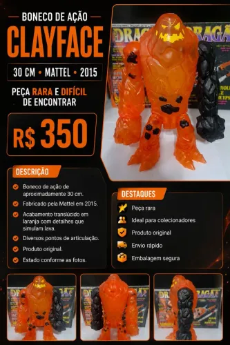 Boneco Clayface original 30 cm
