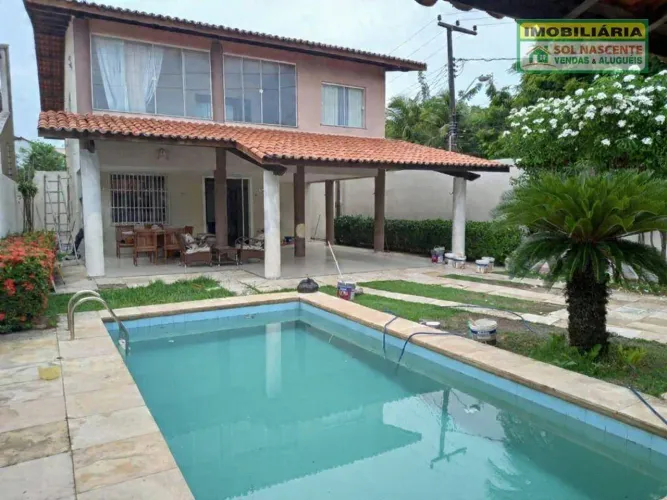 Casa com 4 dormitórios para alugar, 430 m² por R$ 7.000,00/mês - Edson Queiroz - Fortaleza
