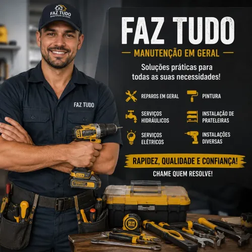 Ajudante do lar, faz tudo