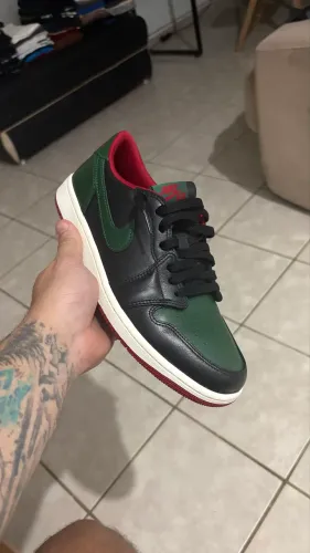 Jordan 1 Low og gorge green 