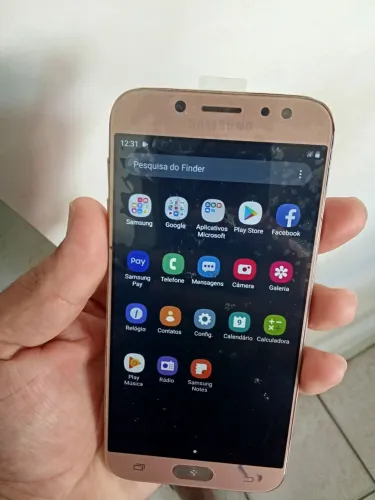 J7 Pro Dourado semi Novo