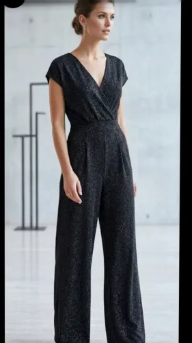 Calça e bory lurex