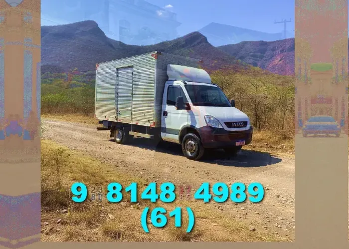 Frete! Faça sua mudança rápida & segura com caminhão baú!