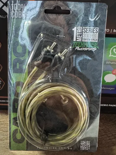 Cabo rca 1metro da technoise na oferta só 25,00