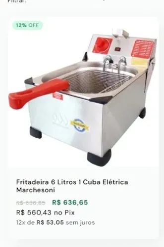 Vendo chapa gás e fritadeira