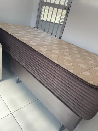 Cama Box Ortobom + Colchão ortopédico  premium 
