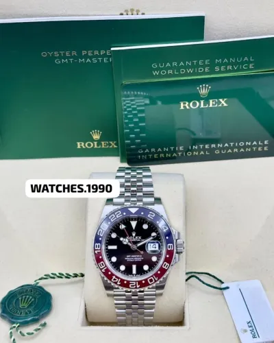 Rolex GMT-Master II Pepsi Jubille Ref:126710BLRO, Original, Ano 2025 Completo