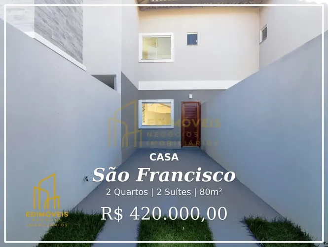 Seu novo lar: Casa Duplex no São Francisco com 2 Suítes e quintal aconchegante!